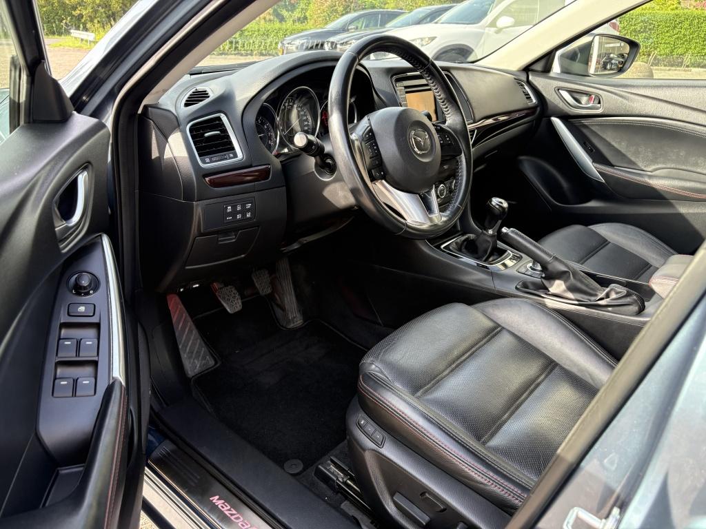 Mazda 6 sportbreak 2.0 hp gt-m trekhaak leren bekleding
