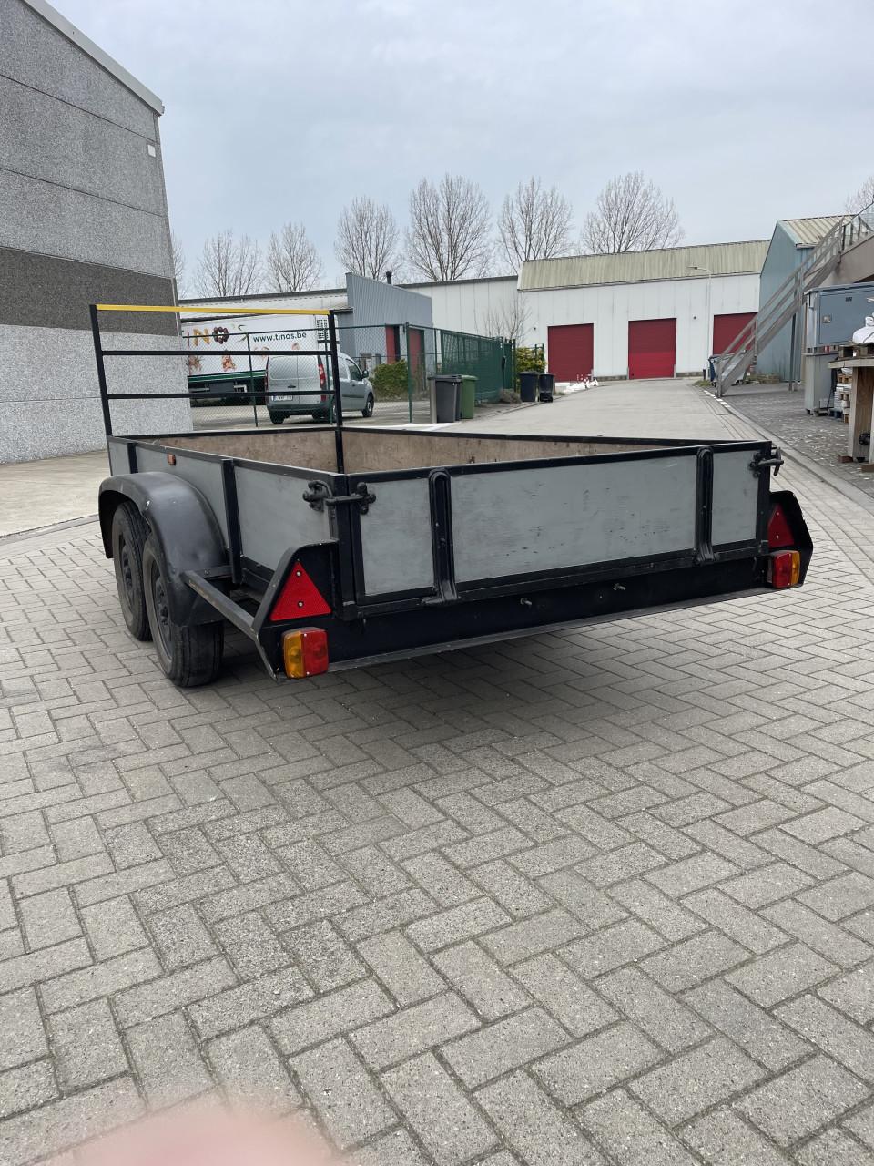 Aanhanger dubbel asser