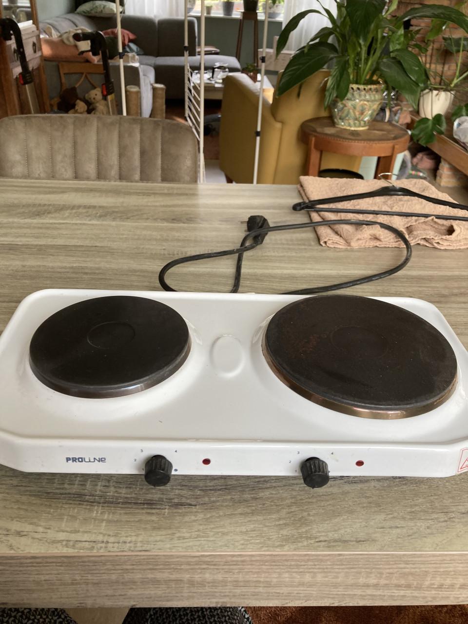 Elektronisch kookplaatje 2 pits