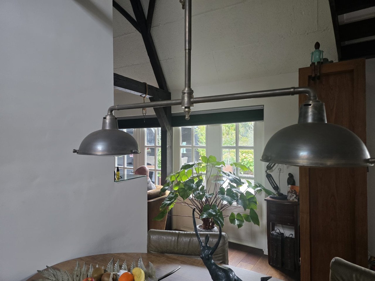 Vintage dubbele lamp