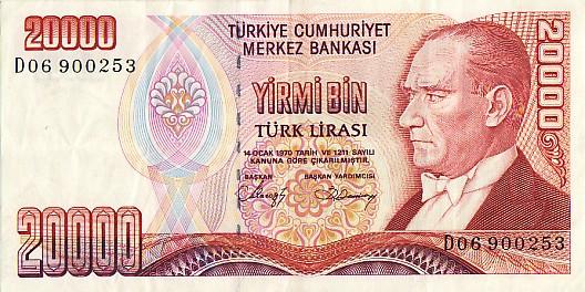 Biljetten Turkije Gebruikt & UNC