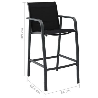 VidaXL Barstoelen buiten