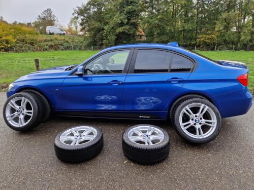 BMW 18 inch M sport breedset met zgan winterbanden F30 F31 F32 F20 F21