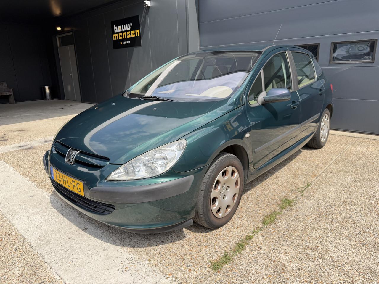 Peugeot 307 1.6 16V XR 5DR 2001 Groen Apk Nap Trekhaak