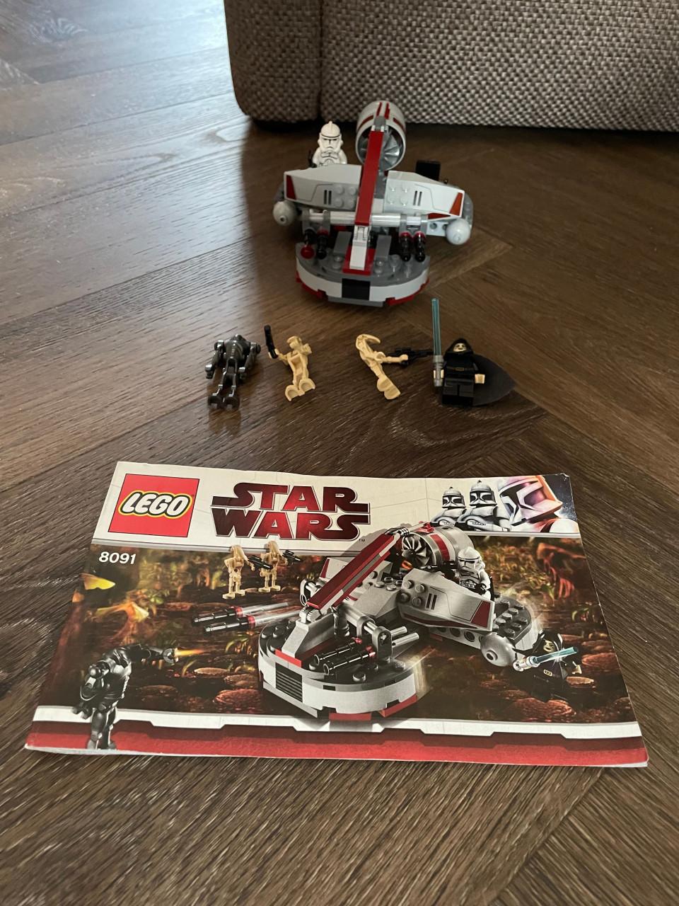 Star Wars lego: Republic swamp speeder 8091