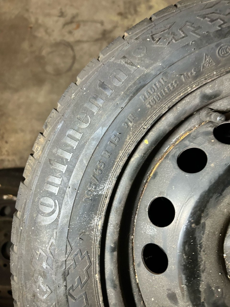 ROVER 75 STALEN VELGEN CONTINENTAL WINTERBANDEN