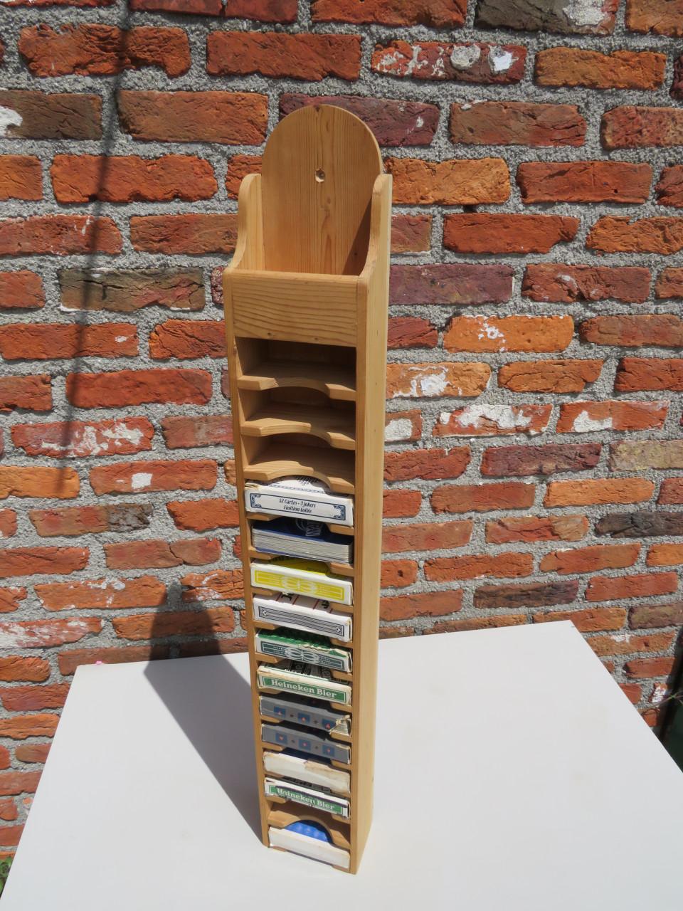 Kaartenbak voor 15 boeken speelkaarten