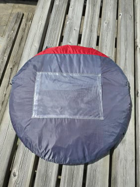 Pop-up strand tent
