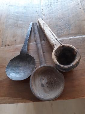 Houten lepels in goede staat