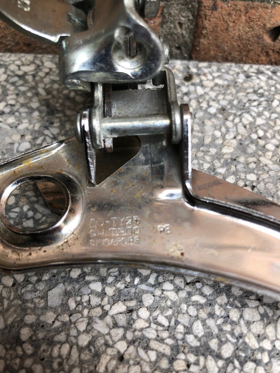 Vintage Shimano voor derailleur.
