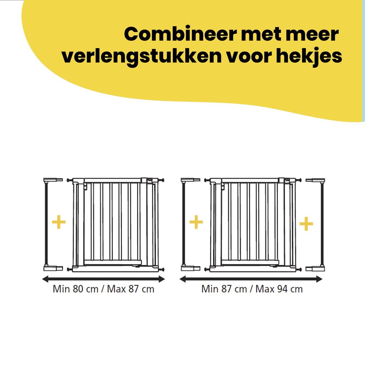 Safety1stTraphekje - Extra Hoog - Klembevestiging
