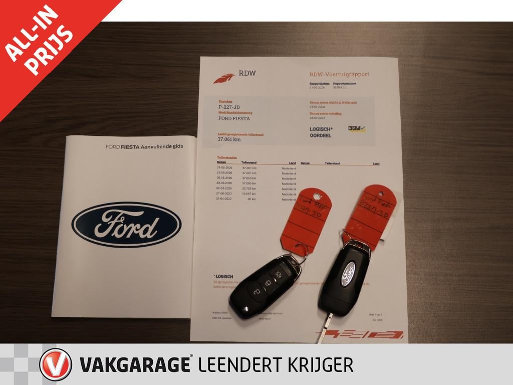 Ford Fiesta 1.0 ecob.hy. tit. 12 maanden bovag garantie | rijklaarprijs