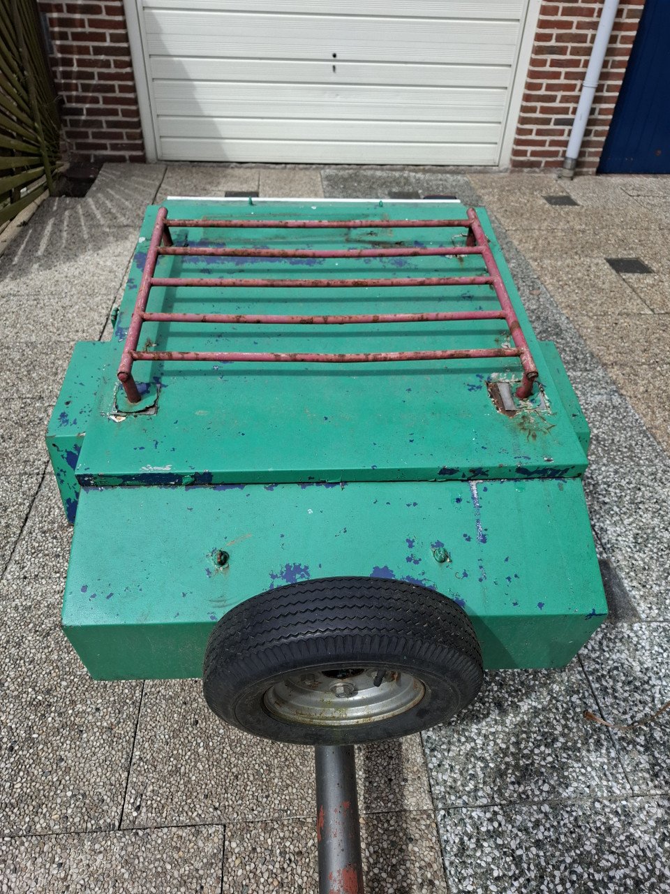 Vintage bagagewagentje