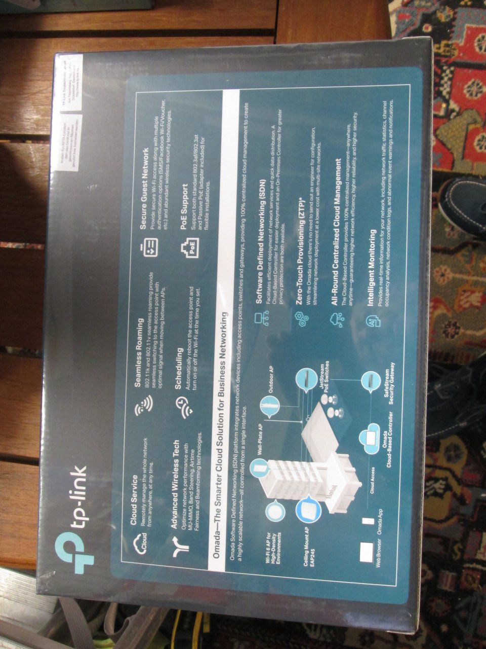 TP-LINK EAP245 WiFi-accesspoint 1.75 GBit/s 2.4 GHz, 5 GHz NIEUW