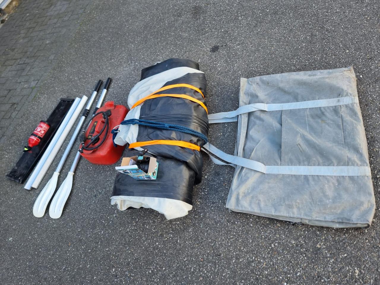 Rubberboot met yamaha 8pk