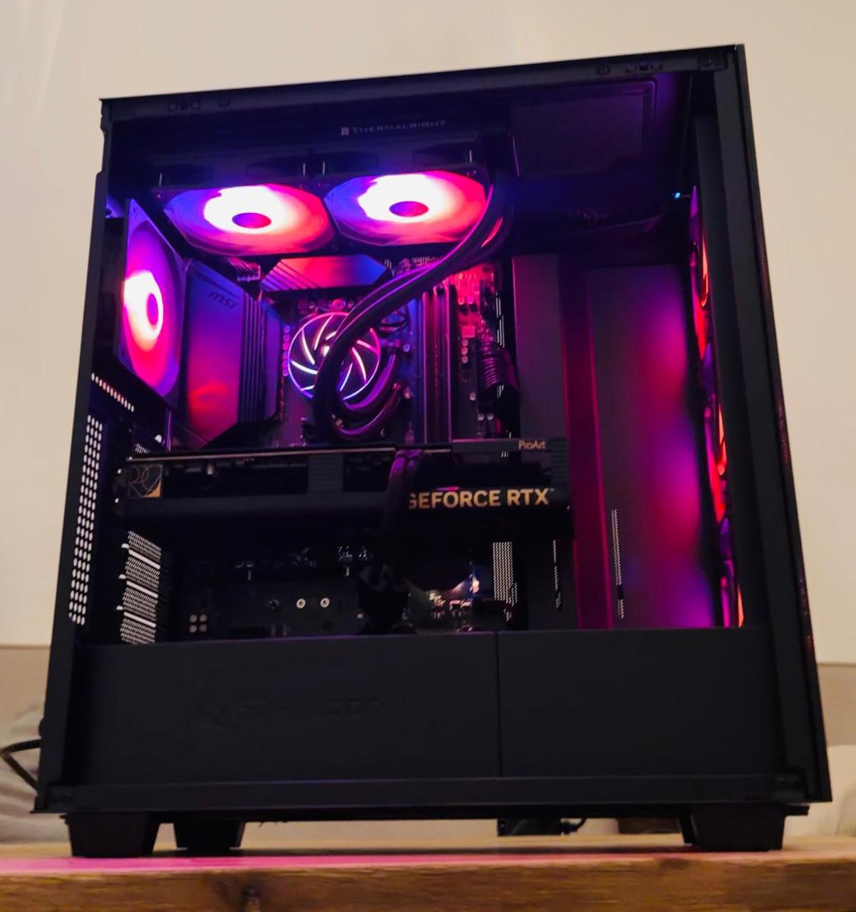 High END! Monster Gaming PC | watergekoelde Ryzen - RTX 4070 TI 12GB