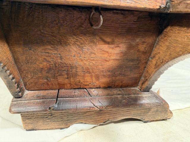 Koetsierbankje 17de eeuws /bankje.