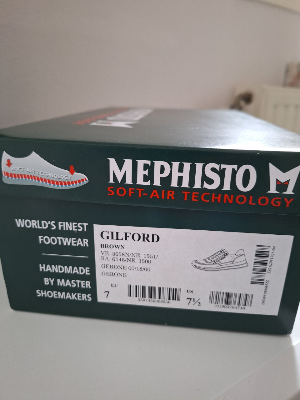 Schoenen heren Mephisto nieuw