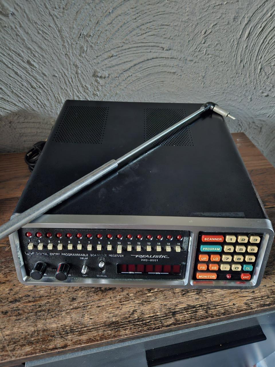 Werkende mooie Realistic PRO-2001 Digitale Scanner Ontvanger
