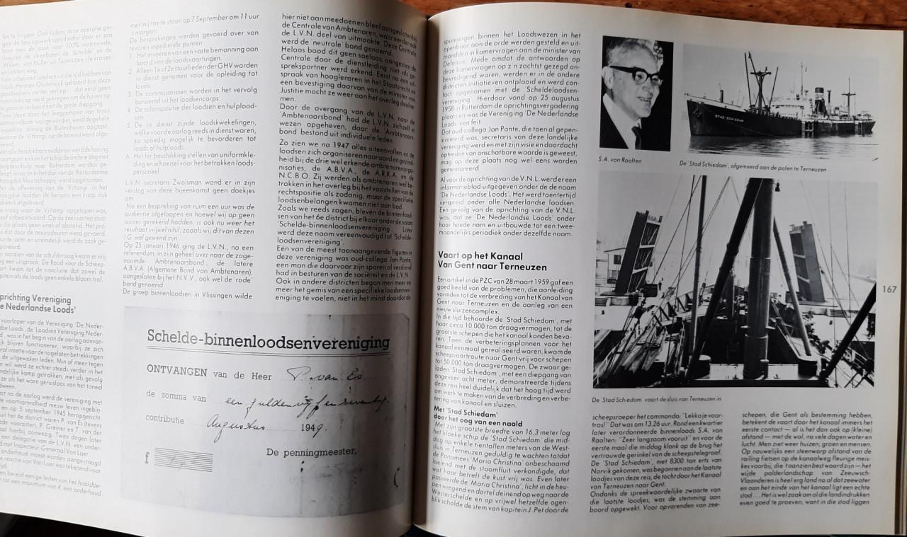 Een eeuw loodsen op en om de Schelde, door Rinus van Es