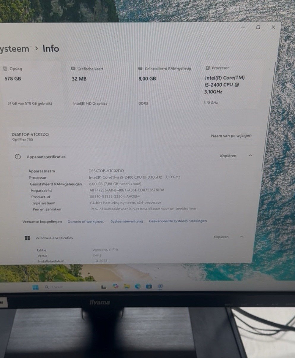 Complete set PC desktop