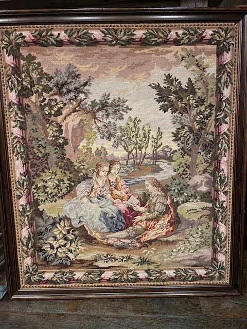 Geborduurd schilderij