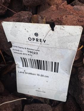 Lavasteen / brok 10 - 20 cm