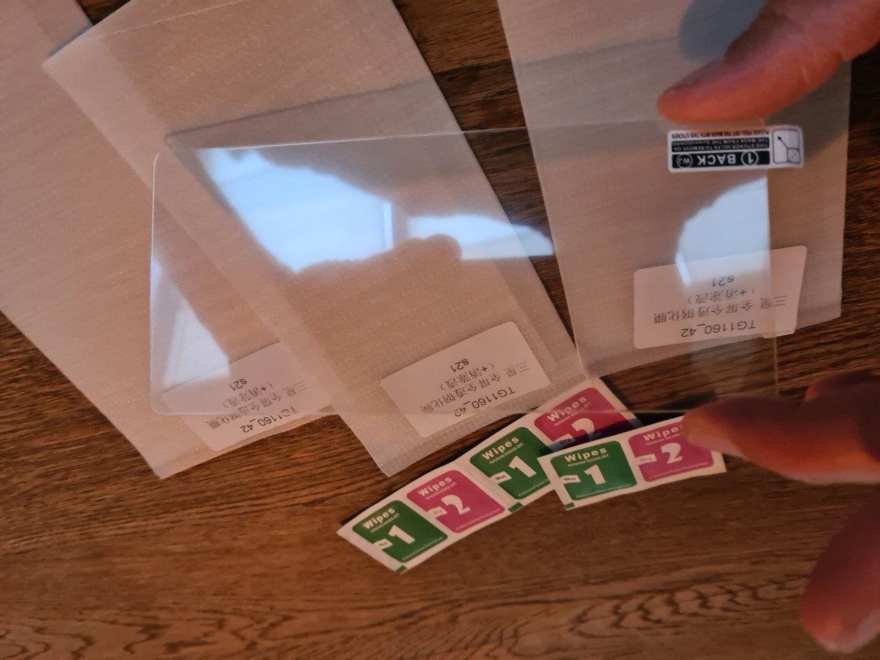 Gratis 3x Gehard glas screenprotector Samsung S21