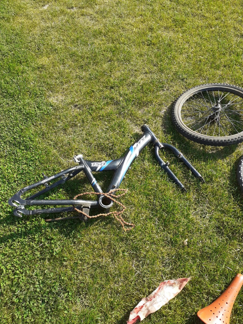 Diverse onderdelen crossfiets / BMX