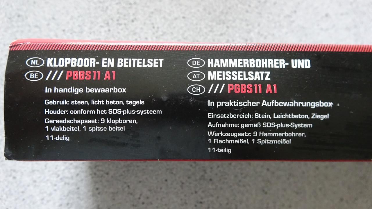 Klopboormachine boorset 3 / 5 stuks 600 mm /1000 mm (nieuw)