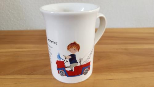 Staffordshire voor Douwe Egberts Pluk van de Petteflet mok