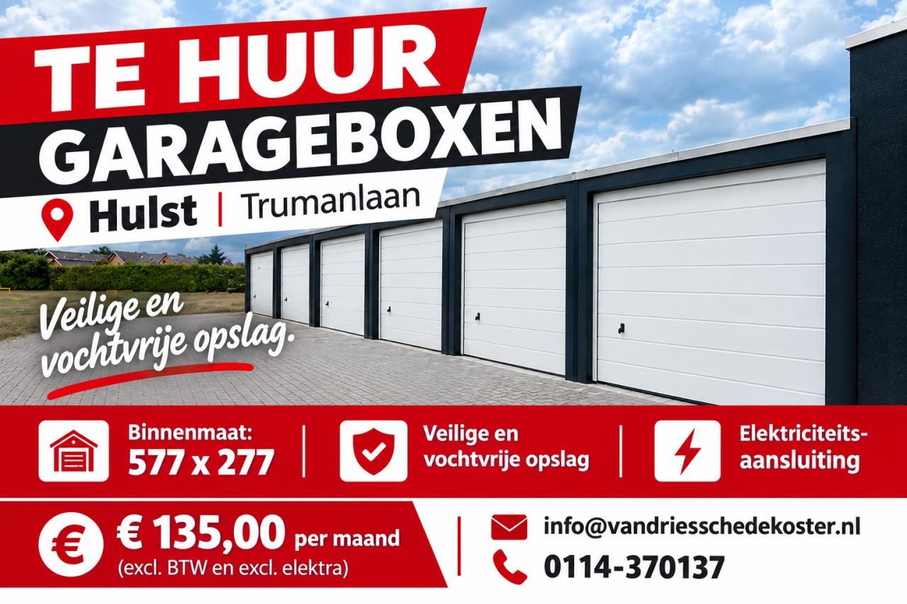 Te huur garageboxen