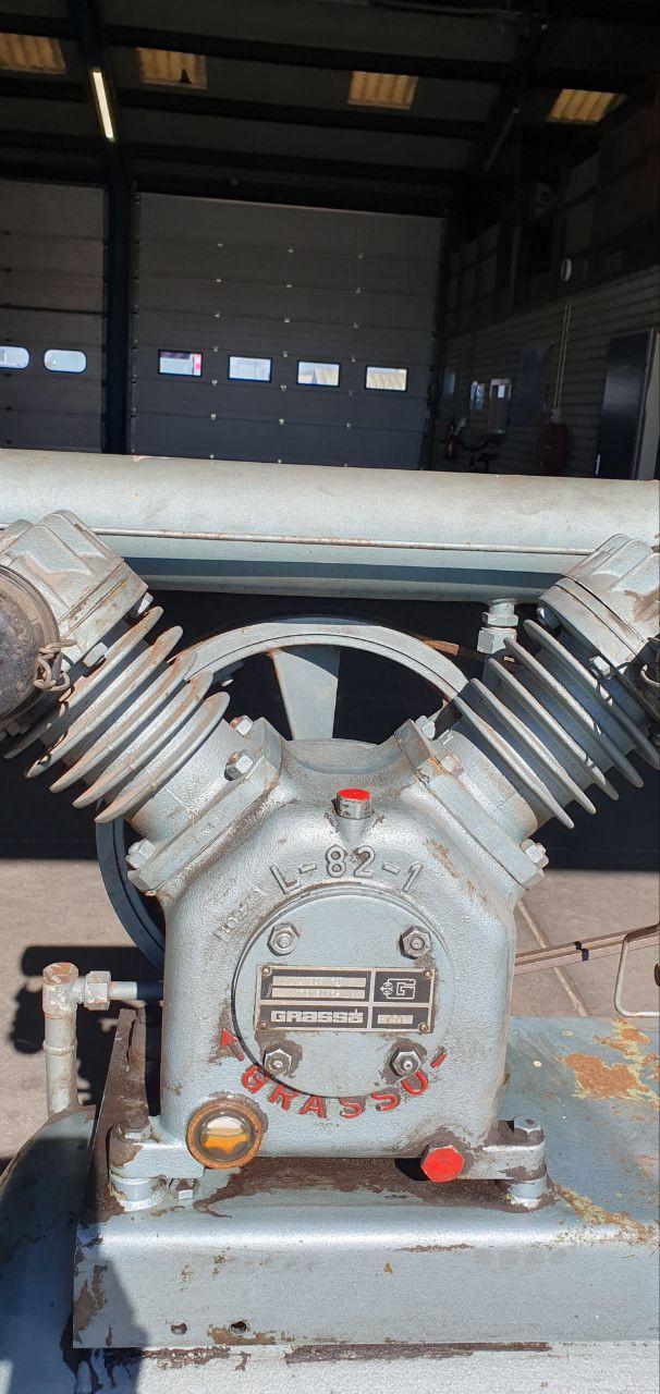 GRASSO compressor L-82-1 uit 1972 15Bar 380Volt 325Liter