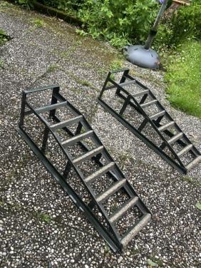 Oprijbokken / oplopers / brug auto