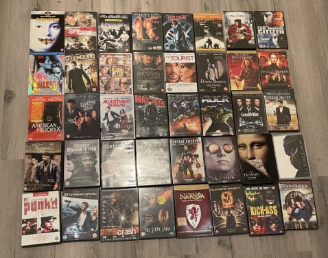 40 DVDs