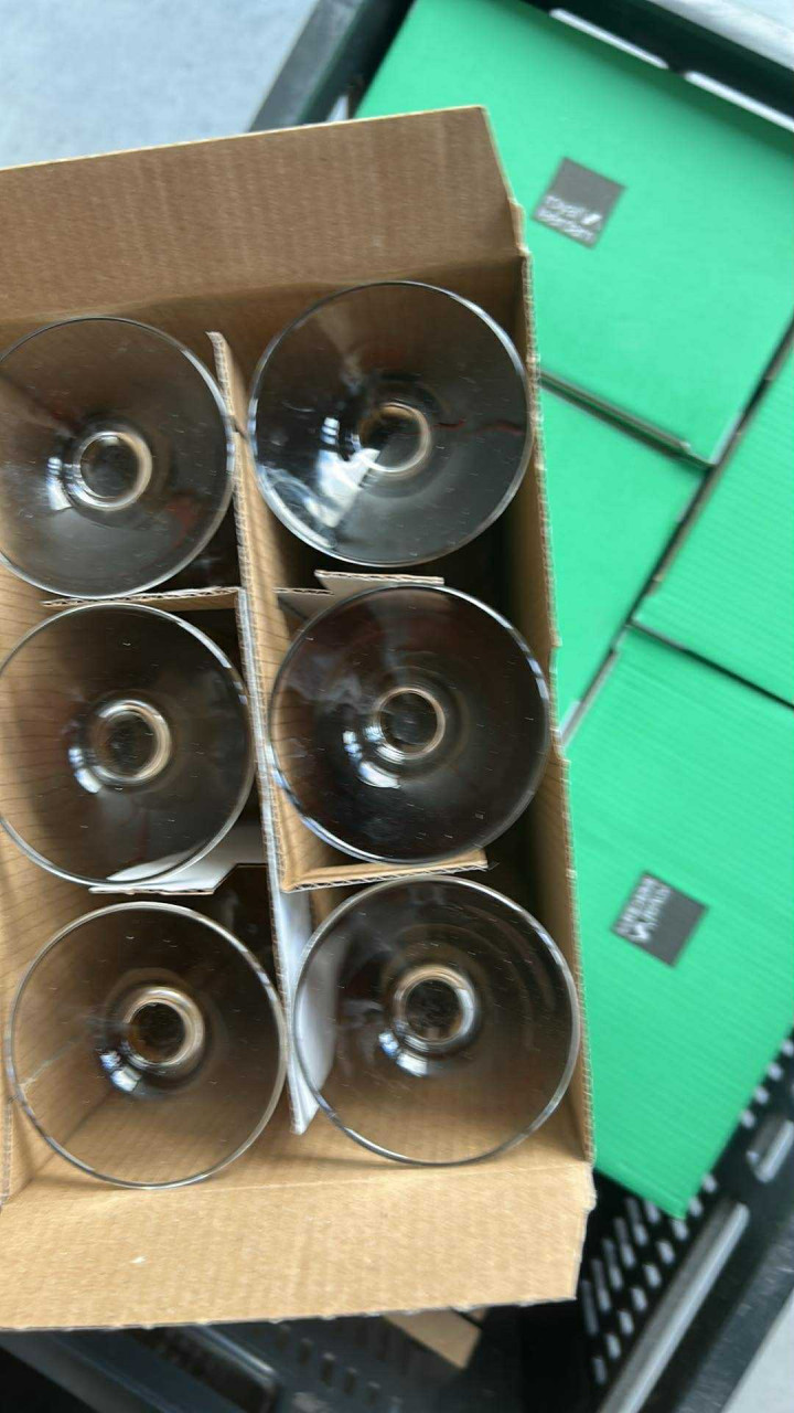 Champagneglazen per doosje van 6