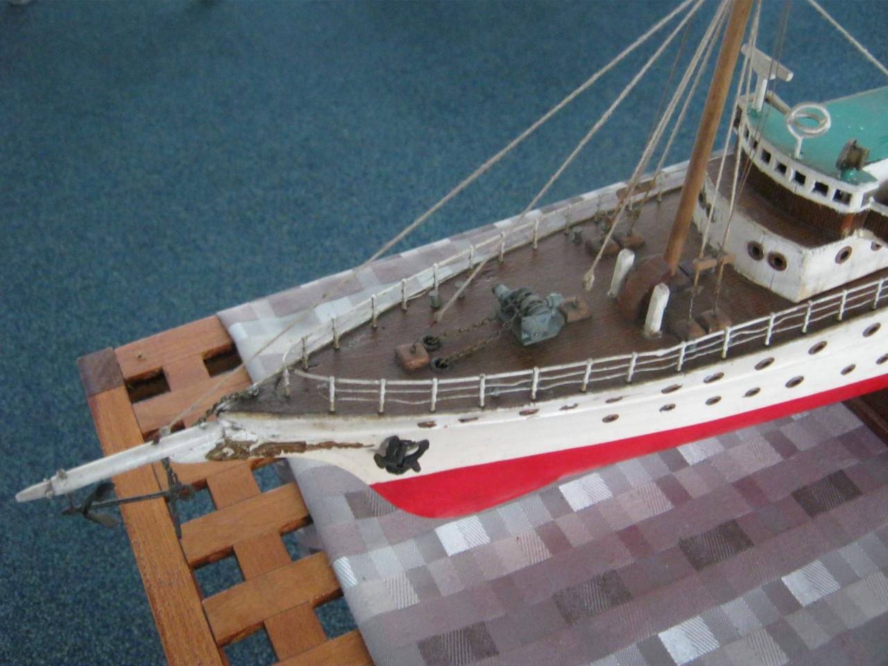 Modelschip DANEBROG.