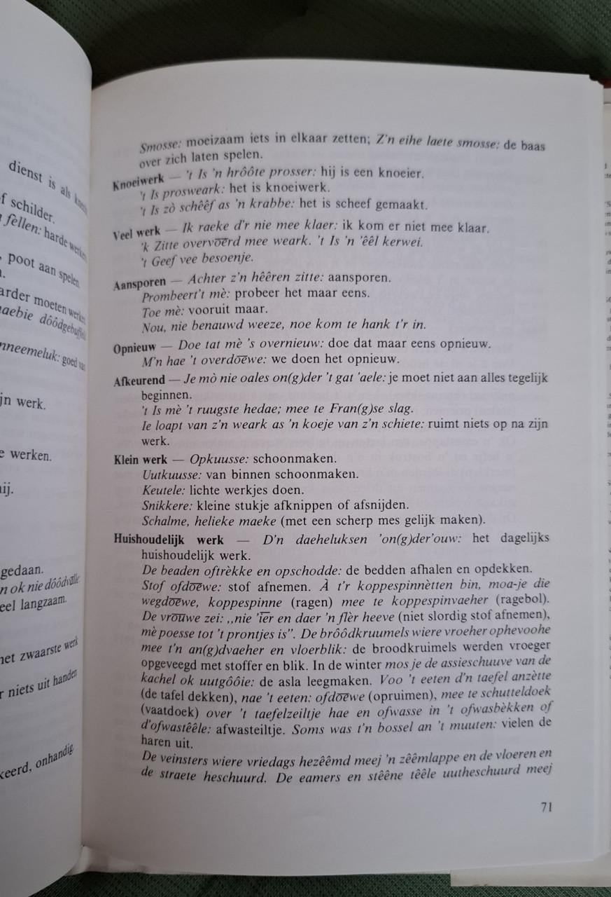 Dialect op Noord-Beveland, door E.J. van den Broecke-de Man en A. Francke