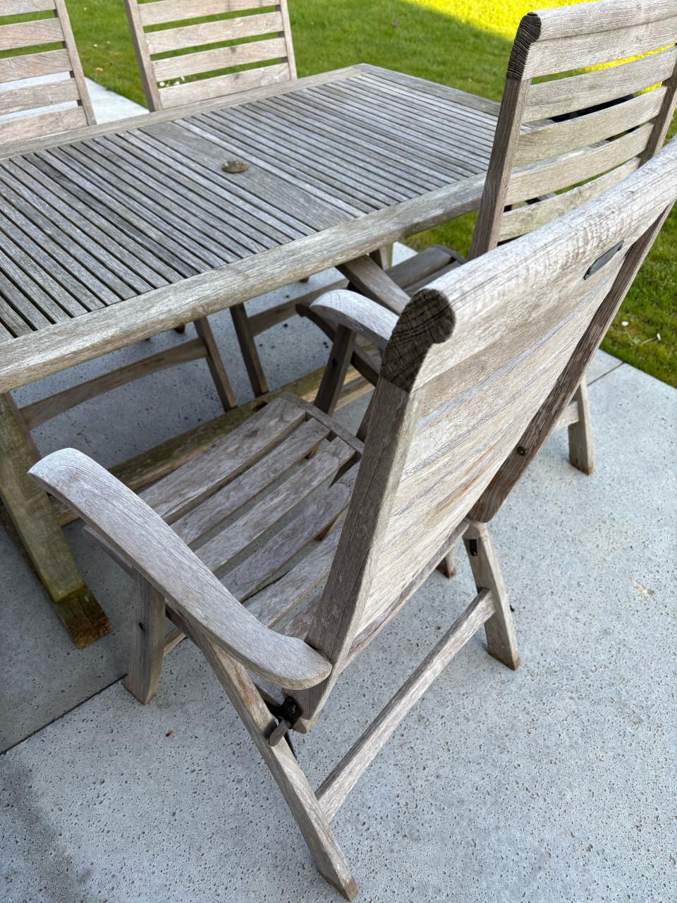Tuinset teak