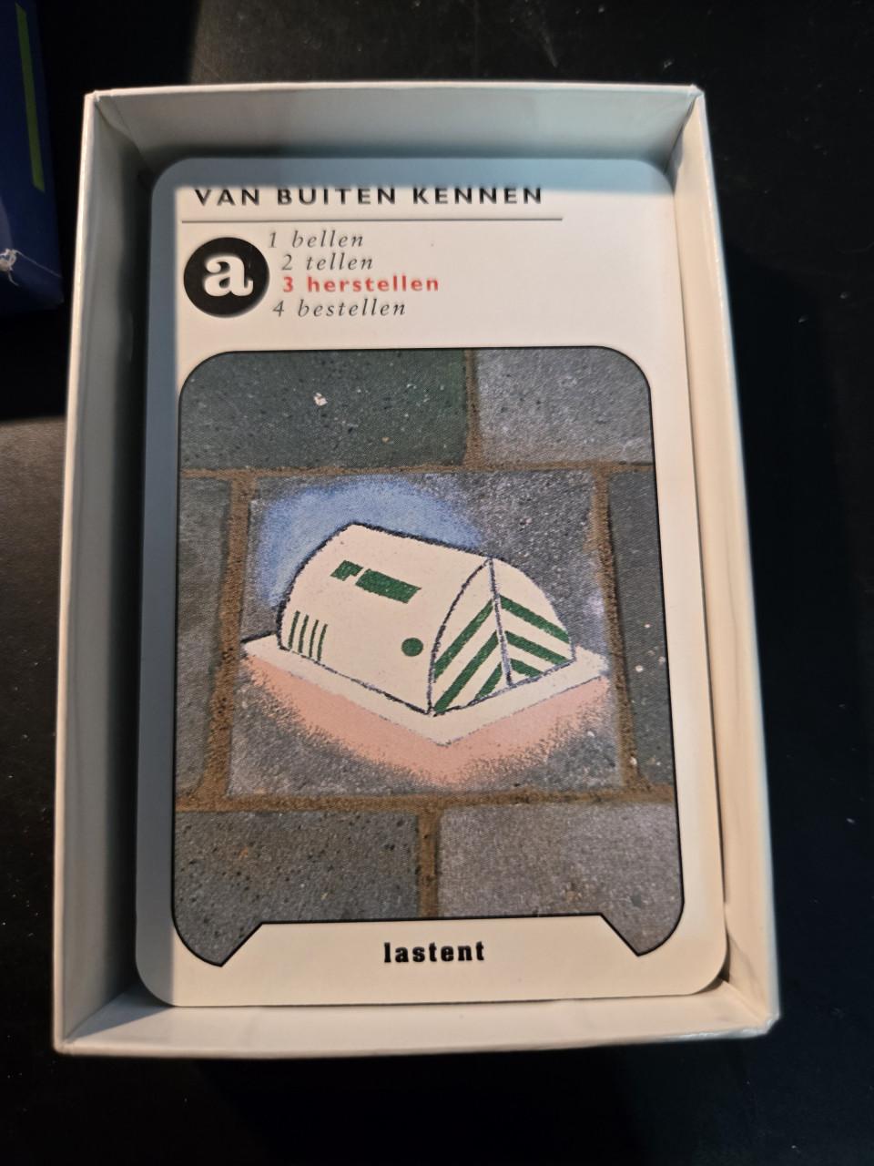 Vintage KPN kwartetspel, uitgebracht rond 1990.