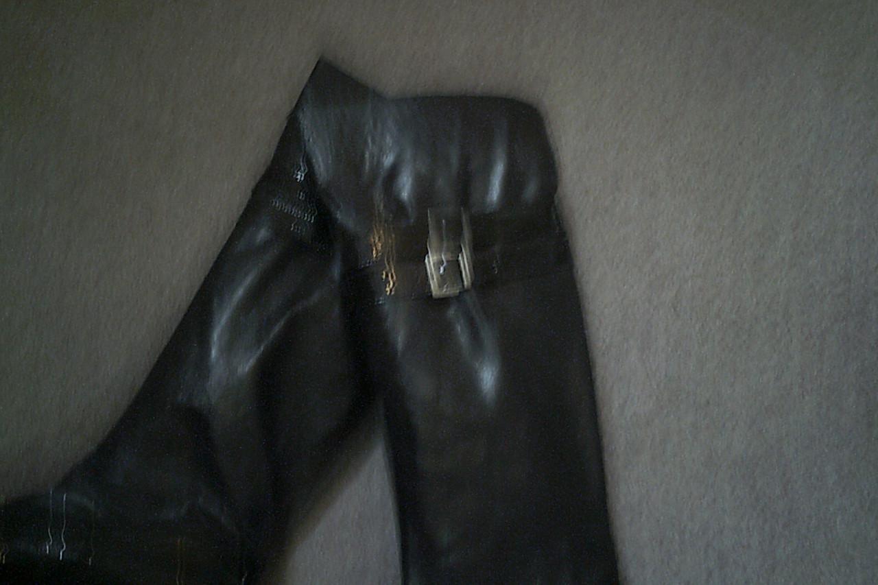 PAARSE leren instaplaarzen maat 38 / nieuw - merk Lisa Tucci