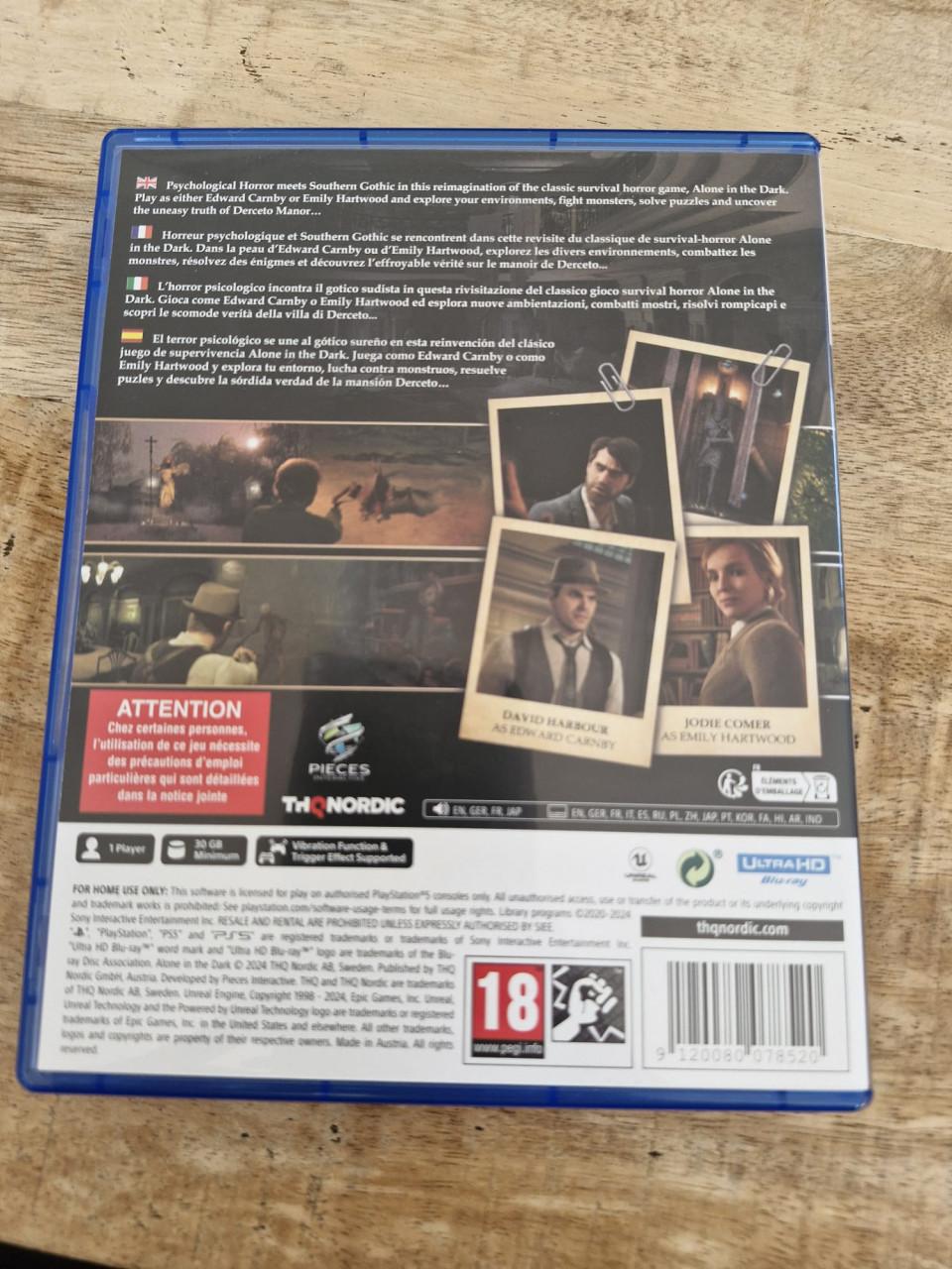 Ps5 Alone in the dark