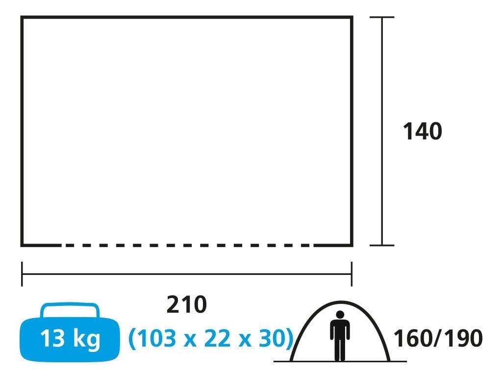 Schuurtent / keukentent