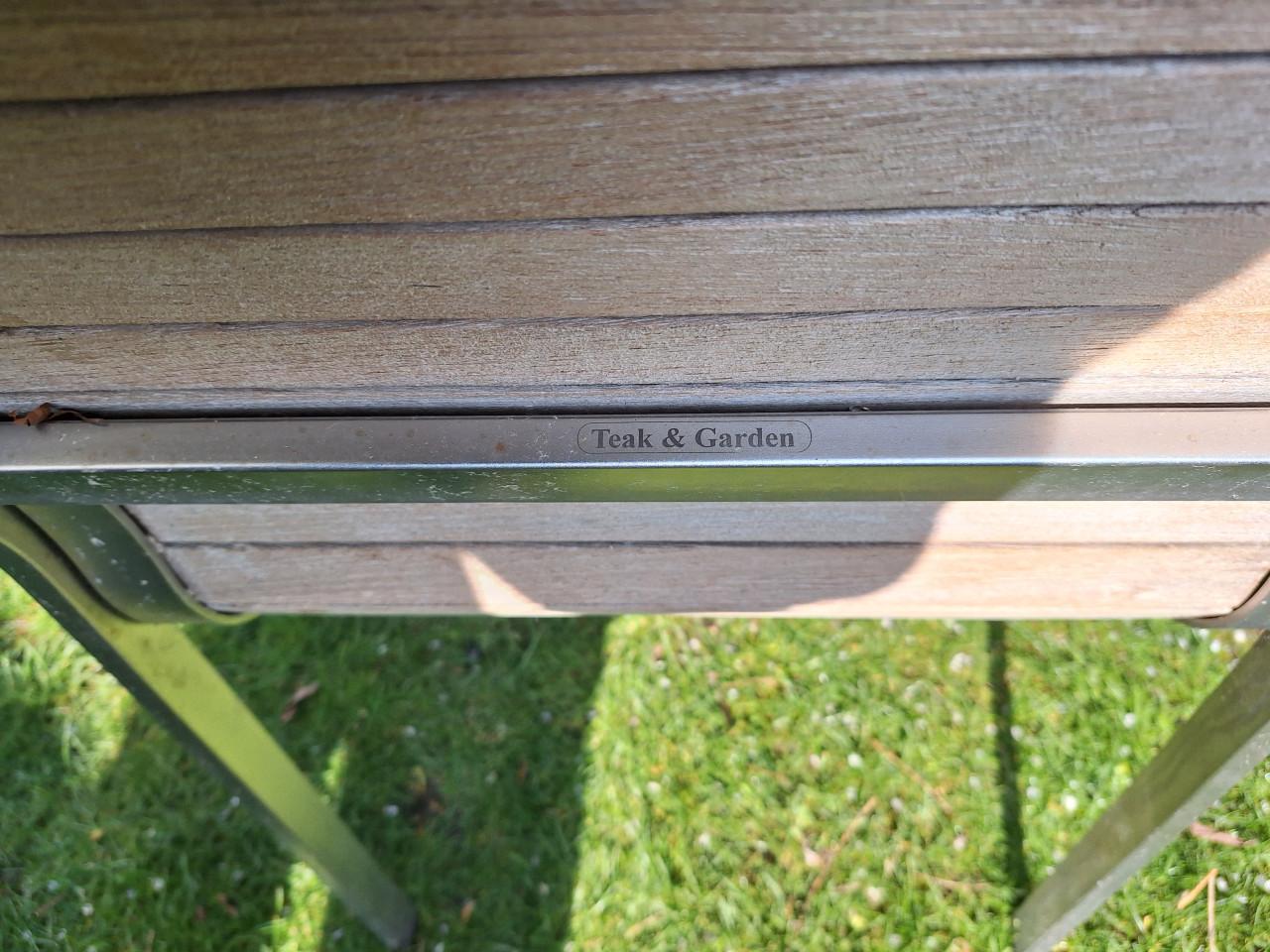 Teak & garden tuinset