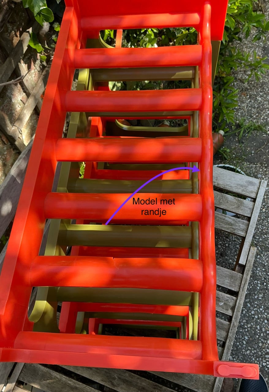 Vintage flessenrek jaren 70