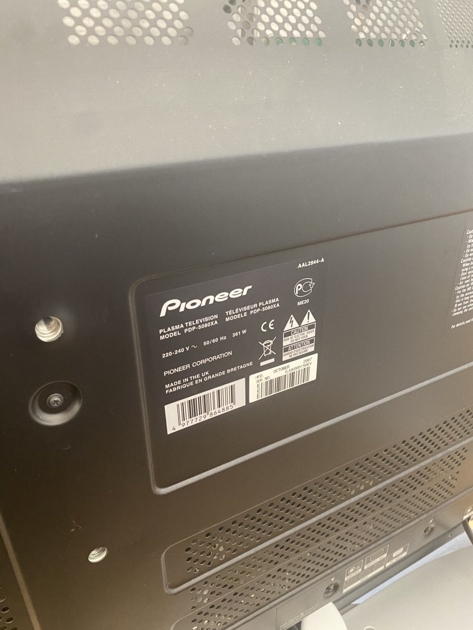 Pioneer professioneel beeldscherm