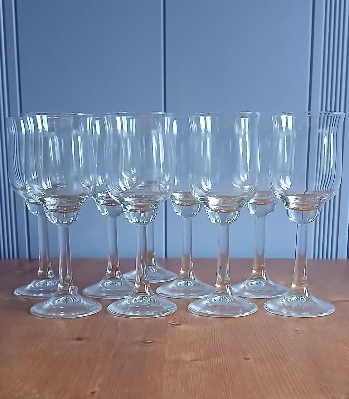 Set rode wijn glazen