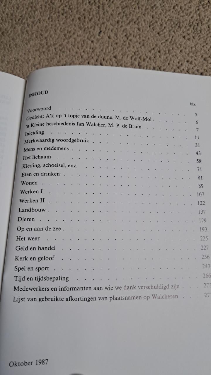 Boeken zeeland Dialect op Walcheren – E. J van den Broecke – de Man en A. F