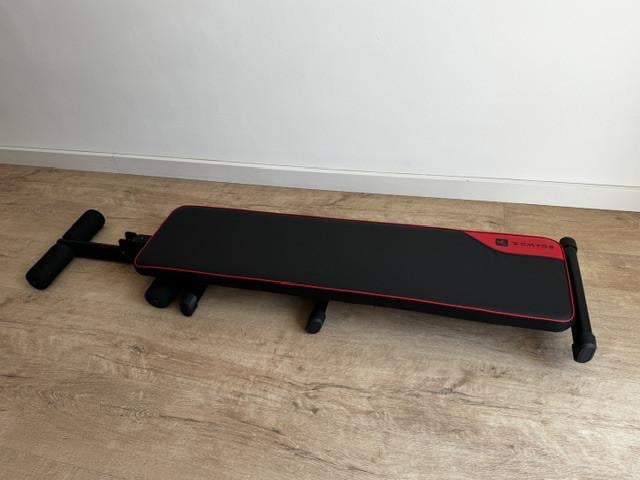 Fitness bank DOMYOS bank 100; buik- en rugspieren, bovenlichaam, kracht