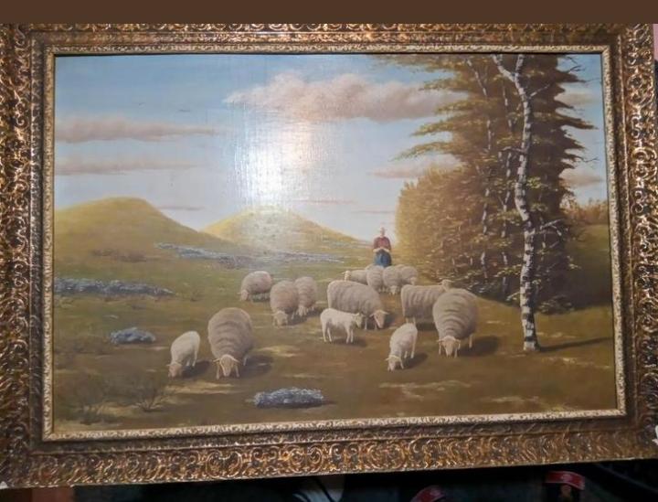 Oud schilderij. Get. J. Tromp